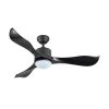 Crestar SilkAir 3B 52″ Ceiling Fan Glossy Black