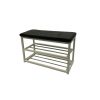Melanie Shoe Rack With Cushioned Top