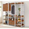 Carlo Multi-Tier bookshelf With Hanging Rod