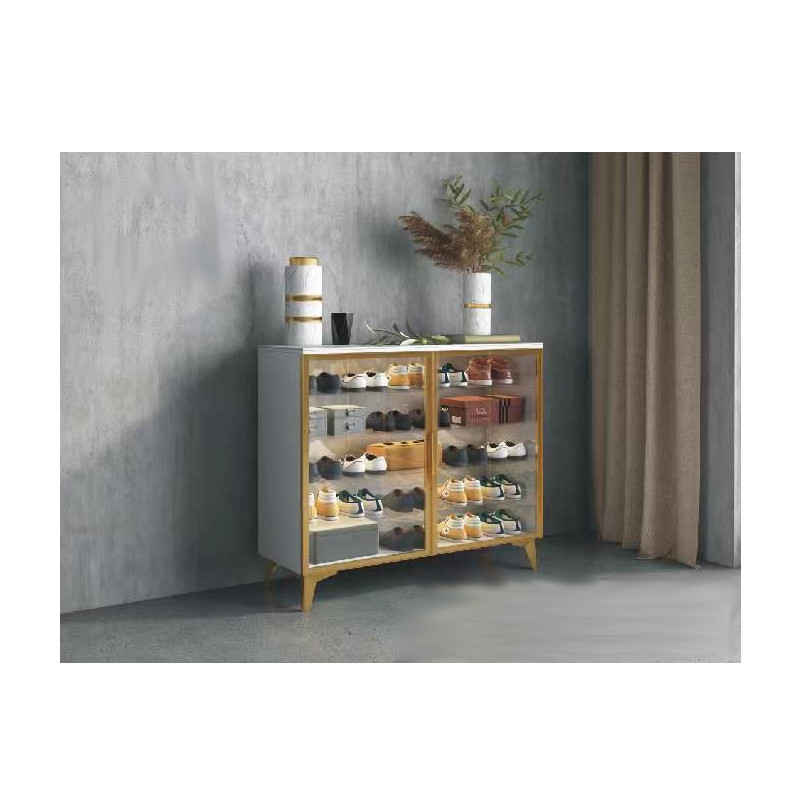 Lonzo Glass Door Shoe Uniko Furniture